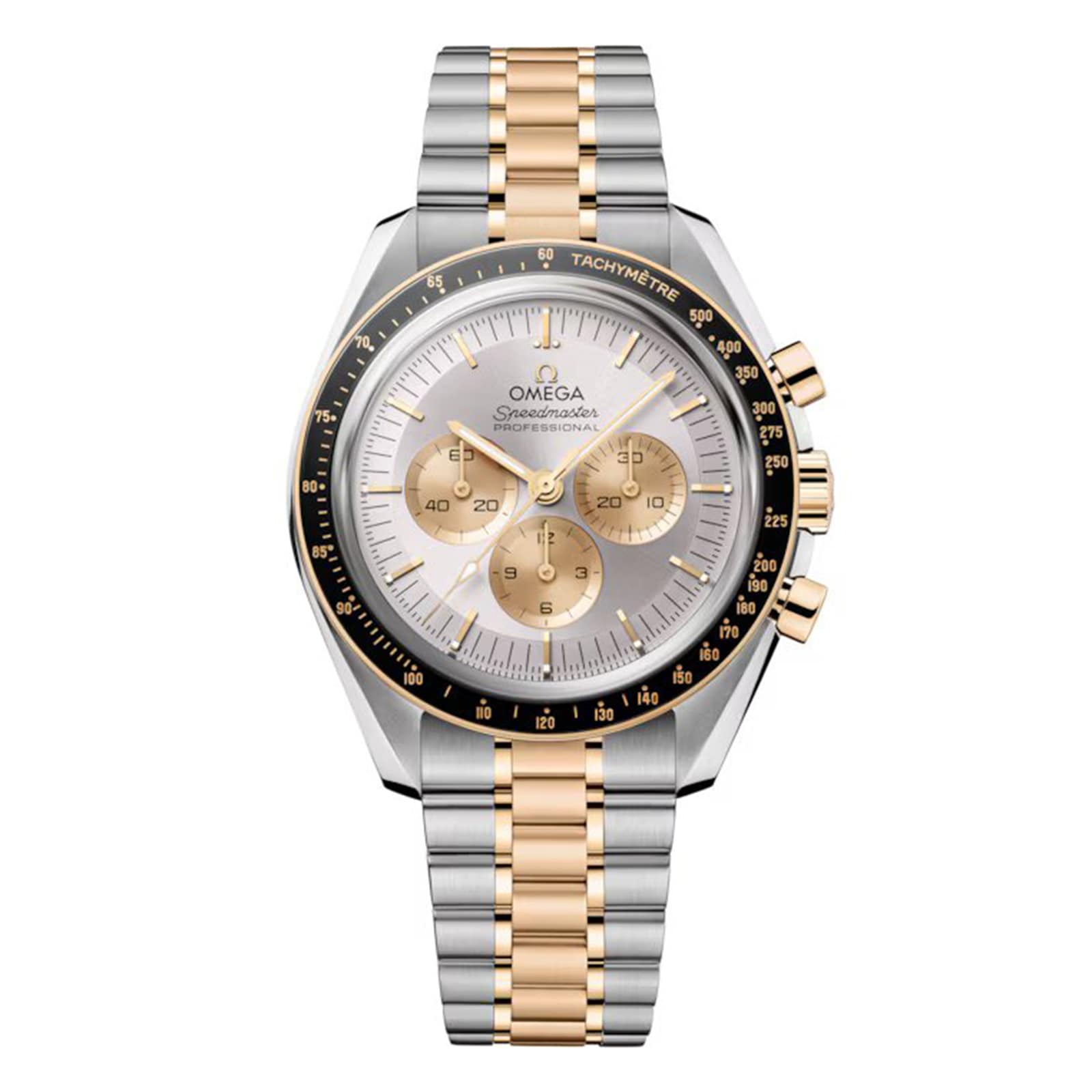 Speedmaster Moonwatch Professional 42mm Mens Watch Moonshine Gold