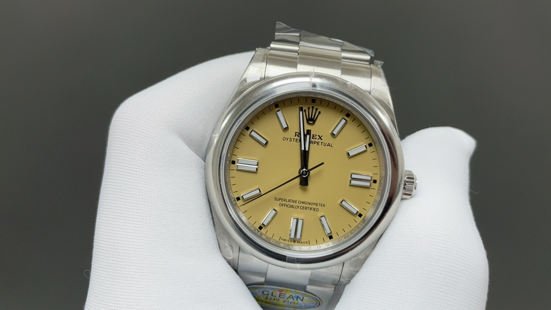 Rolex Oyster Perpetual 41MM 1:1 Best Edition Yellow Dial