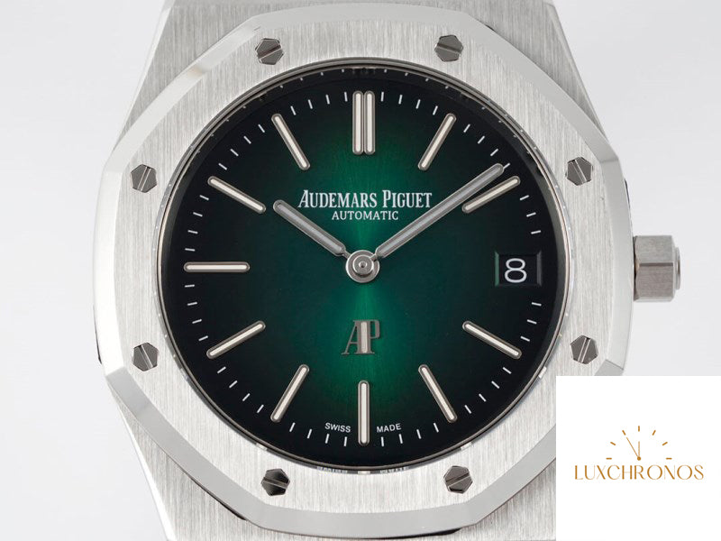 Replica Audemars Piguet Royal Oak 16202PT.OO.1240PT.01 1:1 Best Edition ZF Factory Green Dial