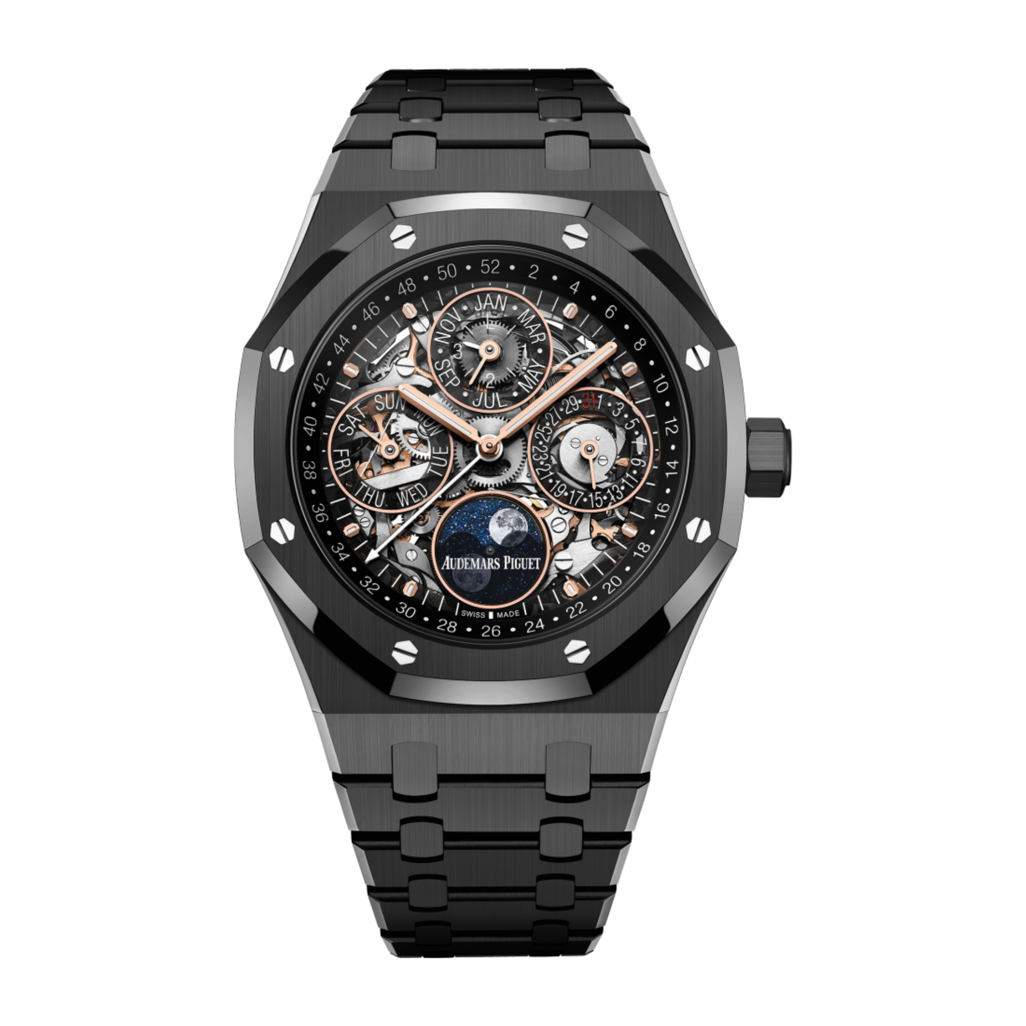 Royal Oak 41 Perpetual Calendar Openworked Ceramic