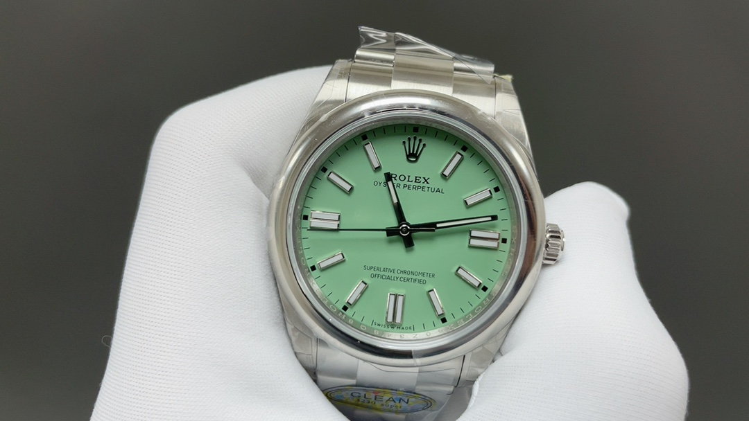 Rolex Oyster Perpetual 41MM 1:1 Best Edition Green Dial