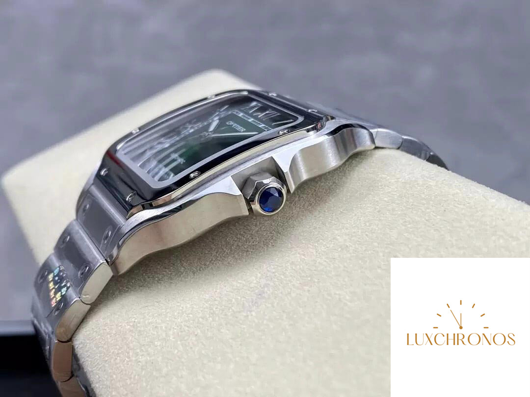 Cartier De Santos WSSA0062 1:1 Best Edition BV Factory Green Dial