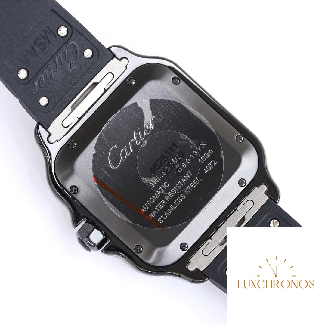 Cartier Santos WSSA0039 1:1 Best Edition GF Factory V2 Rubber Strap