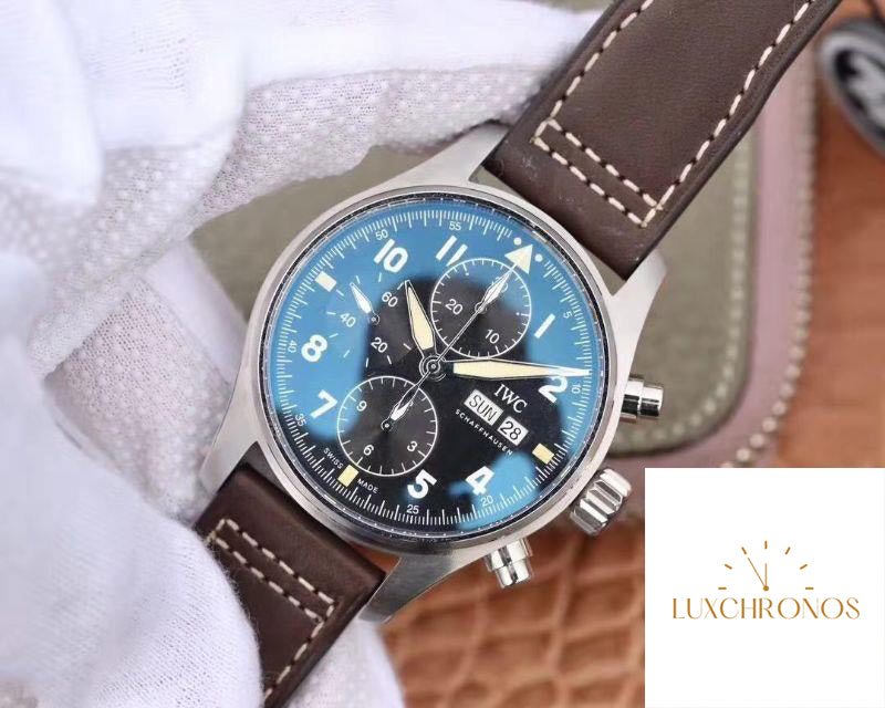 IWC Pilot IW387903 2019 New Spitfire Chronograph ZF Factory 1:1 Best Edition Stainless Steel Case Swiss ETA7750