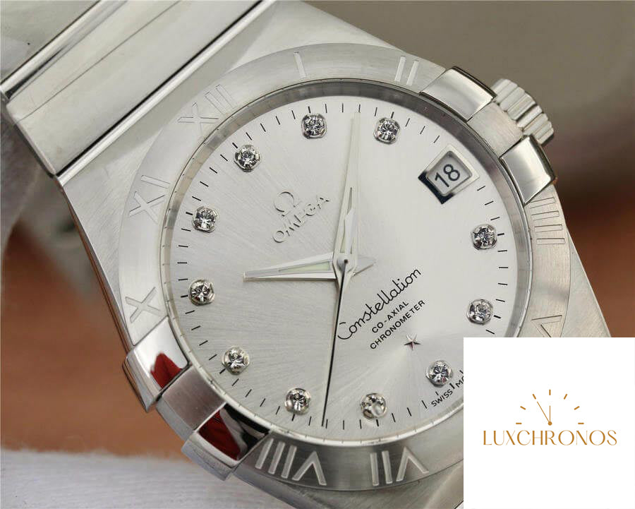 Omega Constellation 123.10.38.21.52.001 1:1 Best Edition VS Factory Diamond-set Dial