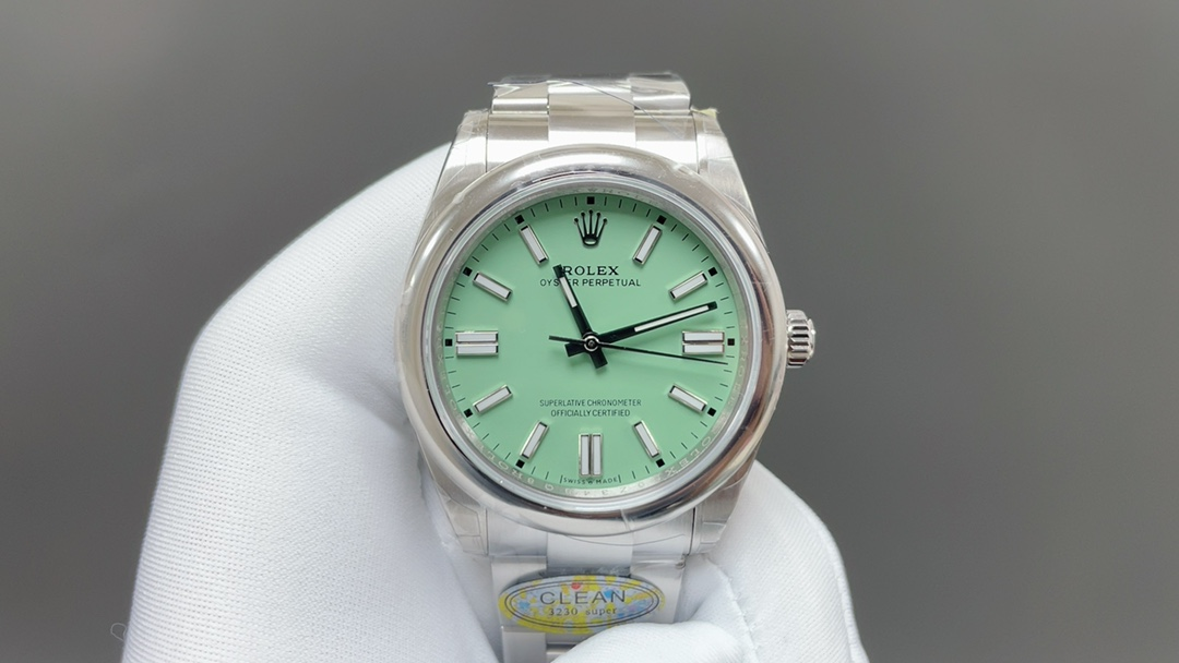 Rolex Oyster Perpetual 41MM 1:1 Best Edition Green Dial