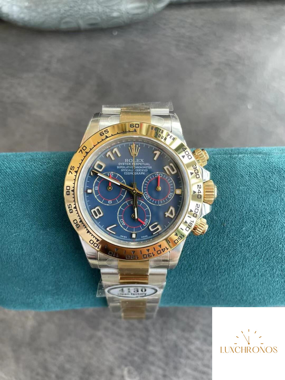 Rolex ROLEXCosmograph Daytona All Gold Blue Disc Chronograph -116508