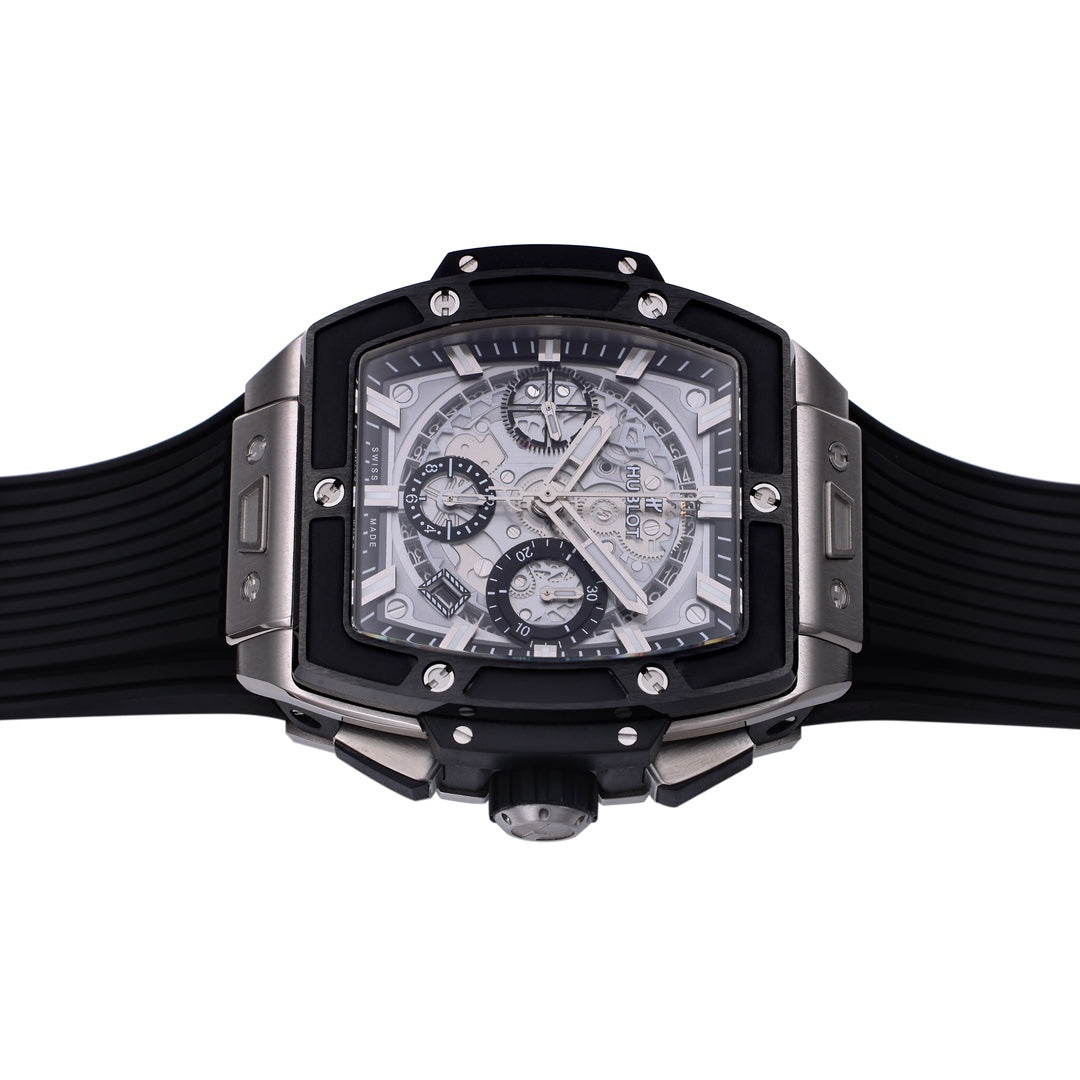 Hublot Big Bang Titanium Ceramic 642.NM.0170.RX 642NM0170RX 1:1 Best Editon BBF Factory Black Rubber Strap