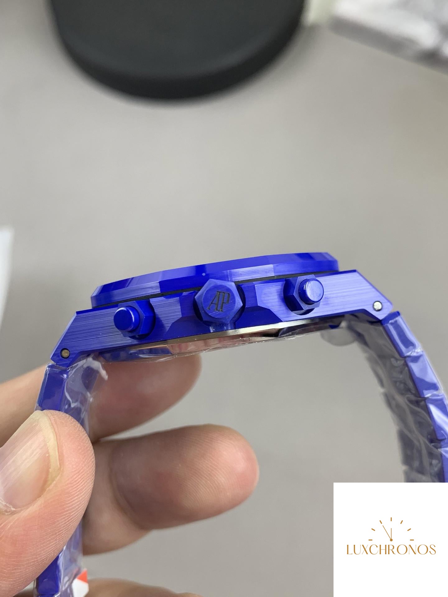 APS Factory 26240 Blue Ceramic Top Quality Luxury Watch