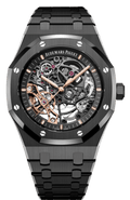 Royal Oak Double Balance Wheel Openworked Dial Ceramic Men's Watch