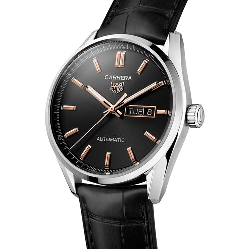 Carrera Three - Hand Automatic Mens 41mm Watch