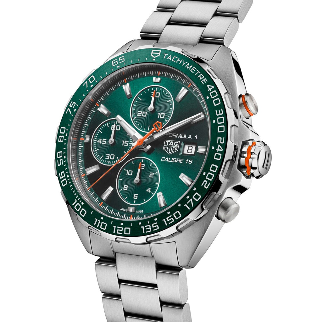 Formula 1 Chronograph 44mm Mens Watch Green