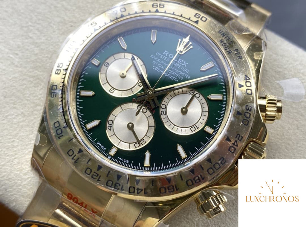 Replica Rolex Daytona 126508-0008 1:1 Best Version QF Factory Green Dial