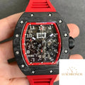 Richard Mille RM-011 1:1 Best Edition KV Factory V2 Black Forged Carbon Case