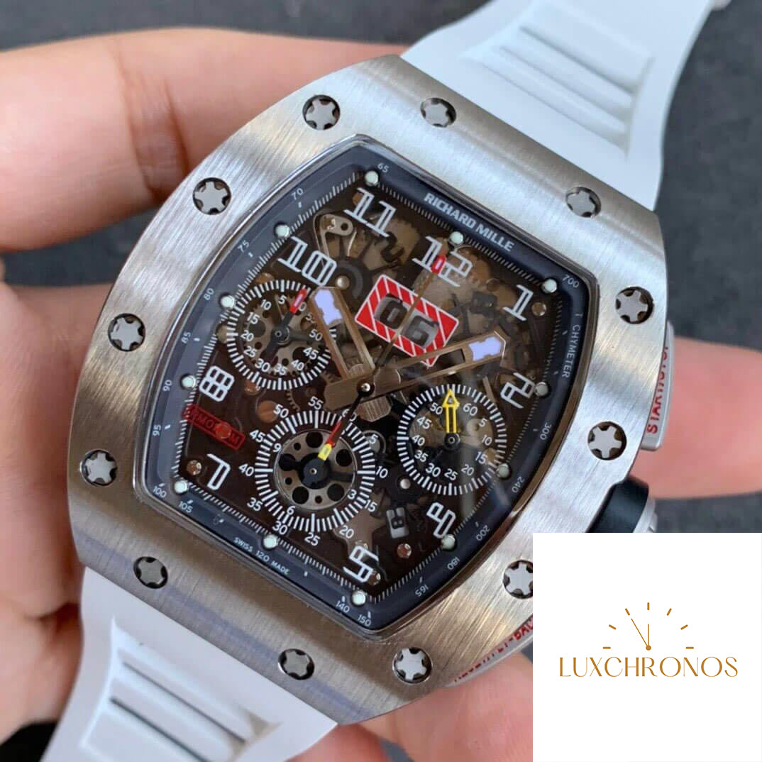 Richard Mille RM11-03 1:1 Best Edition KV Factory Carbon Fiber Red Strap