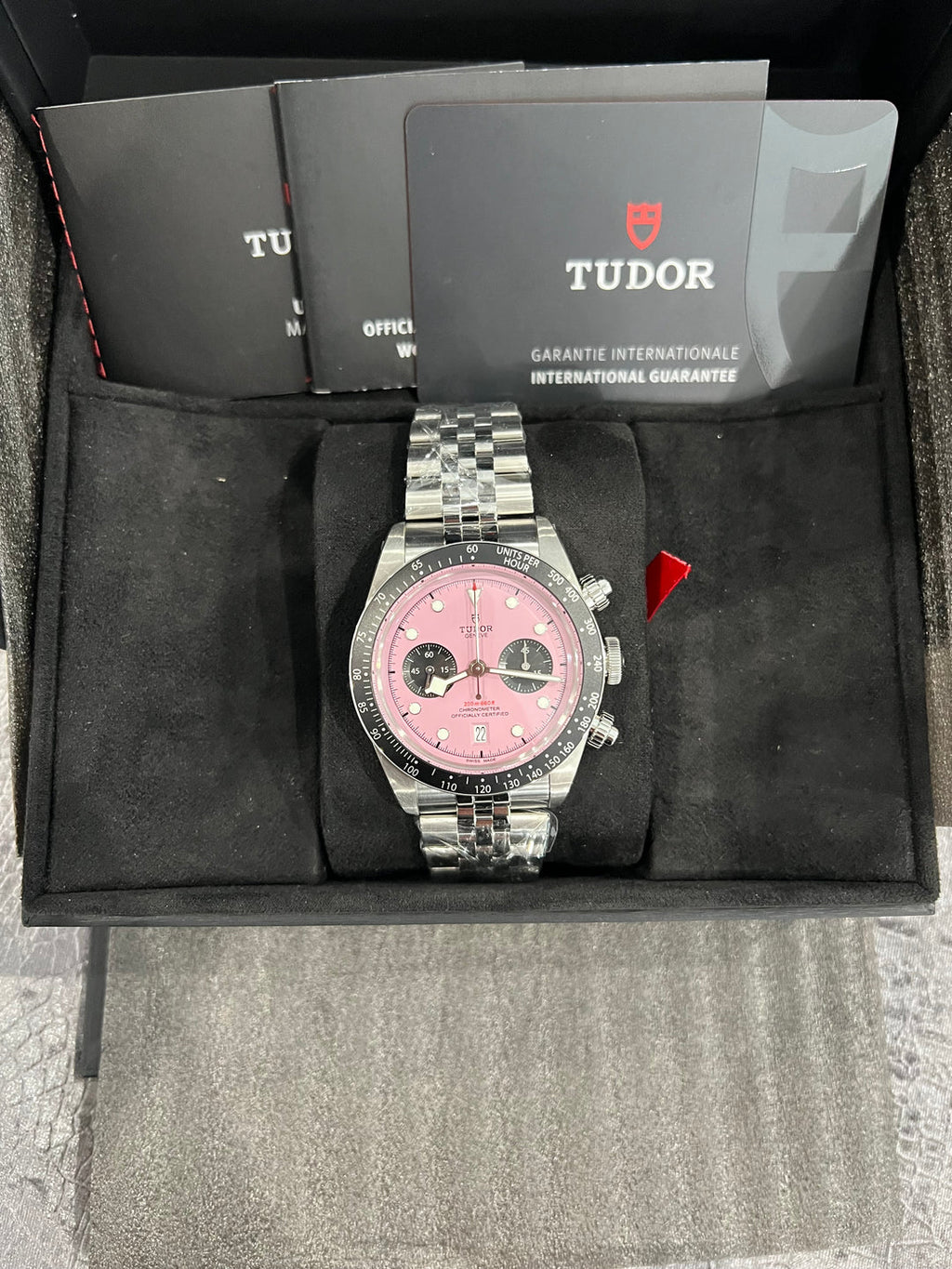 Tudor Black Bay Chrono 41mm 79360N-0019 "Inter-Miami CF" Pink Dial (Steel)