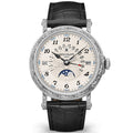 5160G Perpetual Calendar Retrograde in White Gold Black Alligator Strap with Opaline White Dial 5160/500G 001