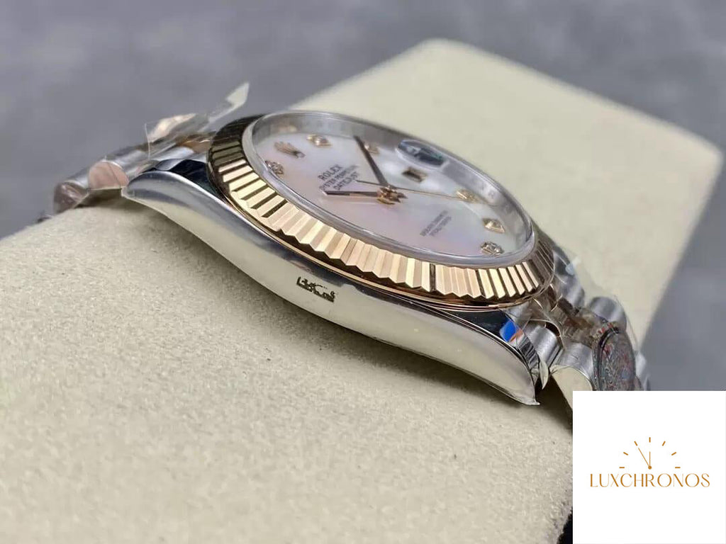Replica Rolex Datejust 41MM M126331-0014 1:1 Best Edition Clean Factory Mother-Of-Pearl Dial