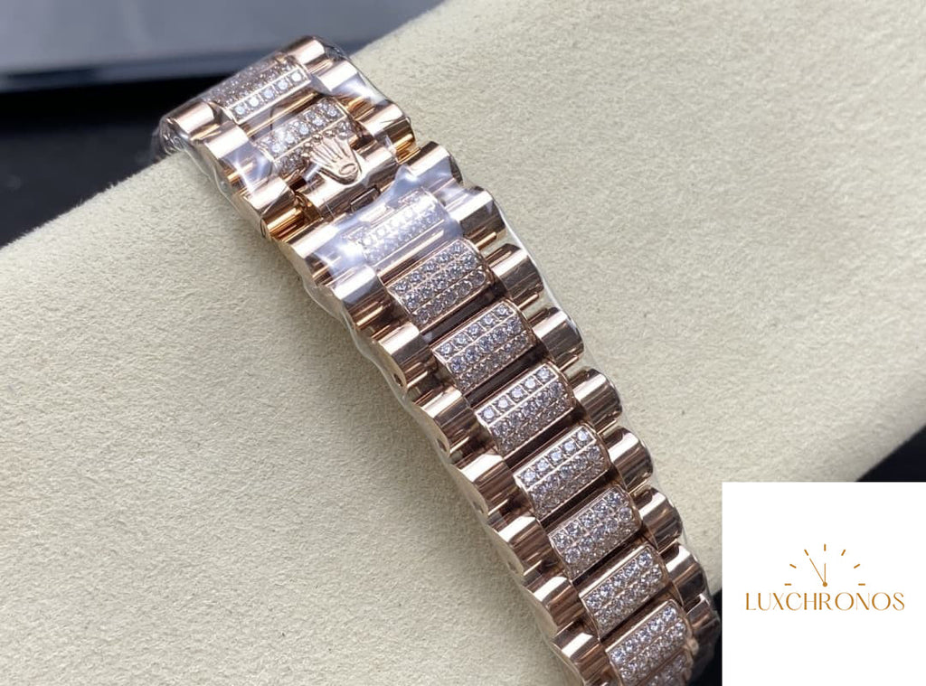 Replica Rolex DayDate m128235-0038 1:1 Best Edition 8+ Factory Gradient Brown