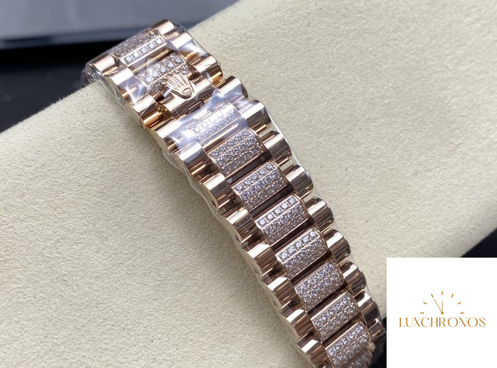 Replica Rolex DayDate m128235-0088 1:1 Best Edition 8+ Factory Silver Dial