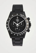 Cosmograph Daytona Black Dial Men's Luxury Watch Black Gold Steel