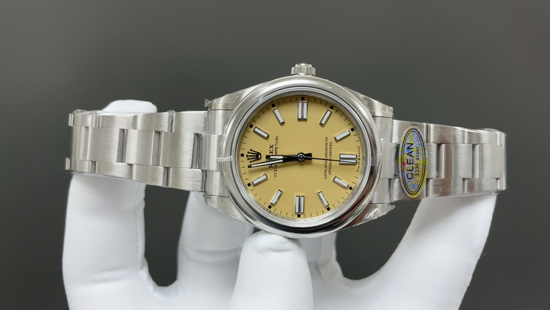 Rolex Oyster Perpetual 41MM 1:1 Best Edition Yellow Dial