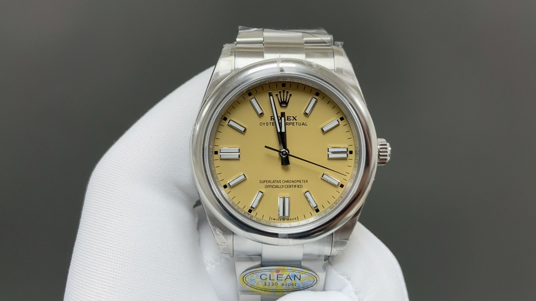 Rolex Oyster Perpetual 41MM 1:1 Best Edition Yellow Dial