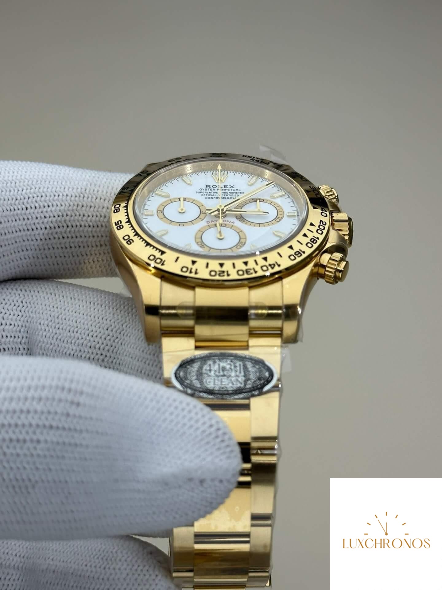 Clean Factory New All-Gold Fake Watches Rolex Daytona M126508-0001