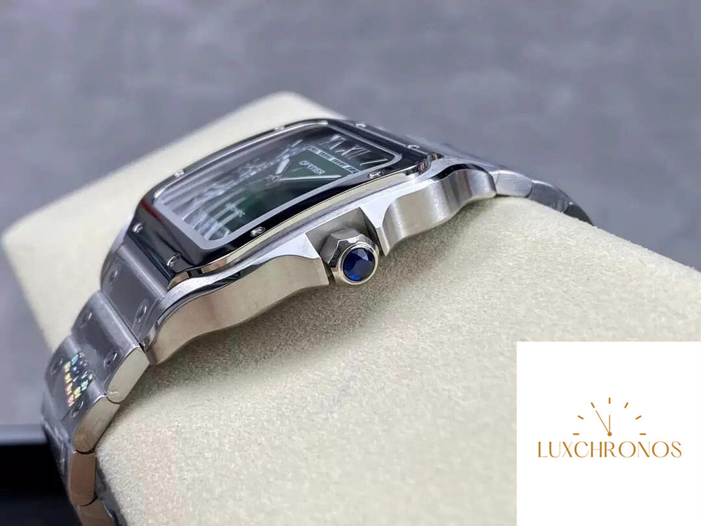 Cartier De Santos WSSA0062 1:1 Best Edition BV Factory Green Dial