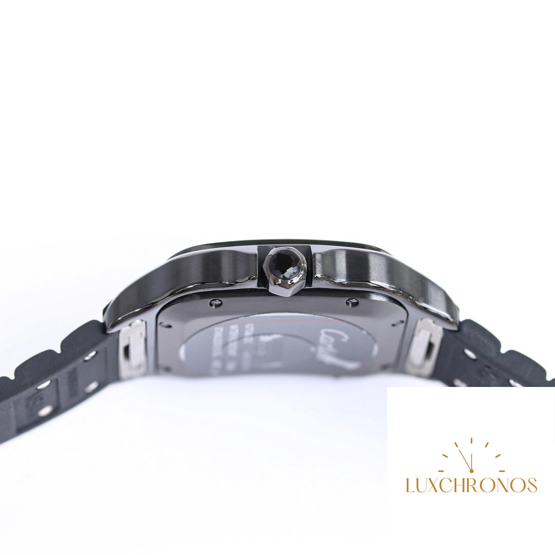 Cartier Santos WSSA0039 1:1 Best Edition GF Factory V2 Rubber Strap