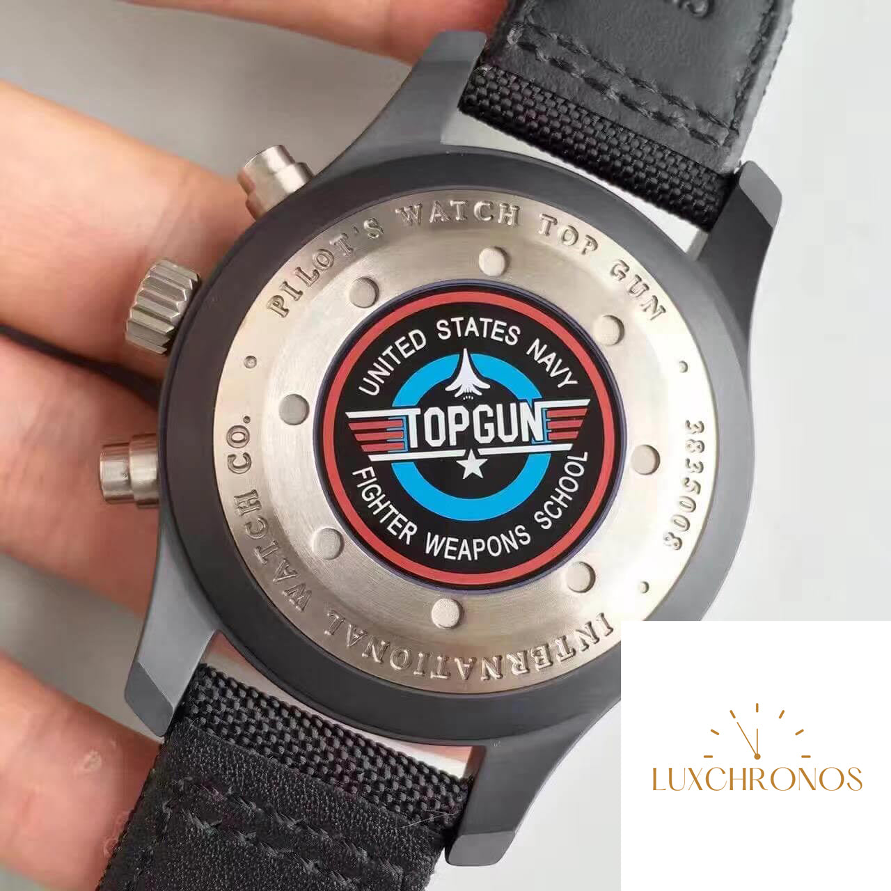 IWC Pilot Chronograph IW388003 ZF Factory 1:1 Best Edition Swiss ETA7750 Black Dial