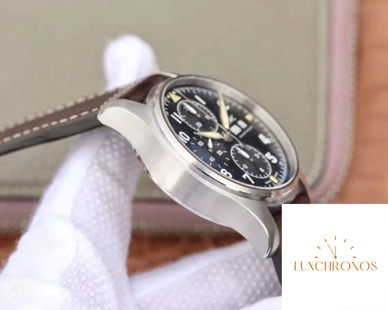 IWC Pilot IW387903 2019 New Spitfire Chronograph ZF Factory 1:1 Best Edition Stainless Steel Case Swiss ETA7750