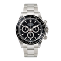 Daytona Stainless Steel Black Dial
