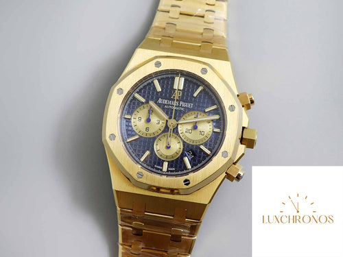 Audemars Piguet Royal Oak 26331BA 1:1 Best Edition OM Factory Blue Dial Yellow Gold