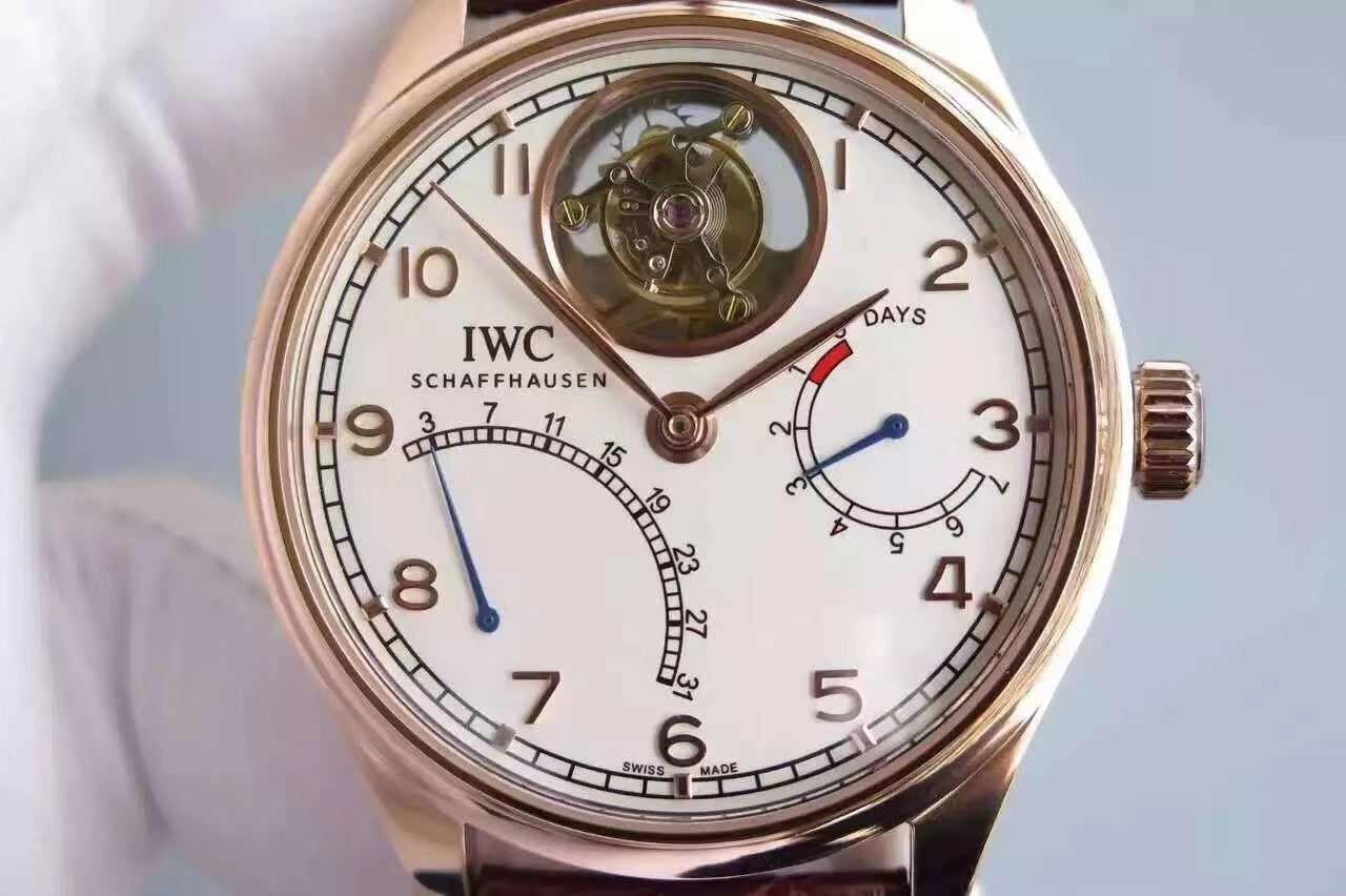 Men's Portuguese Alligator Leather Silver Dia IW504402