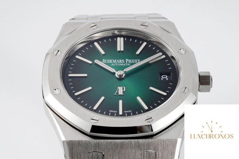 Replica Audemars Piguet Royal Oak 16202PT.OO.1240PT.01 1:1 Best Edition ZF Factory Green Dial