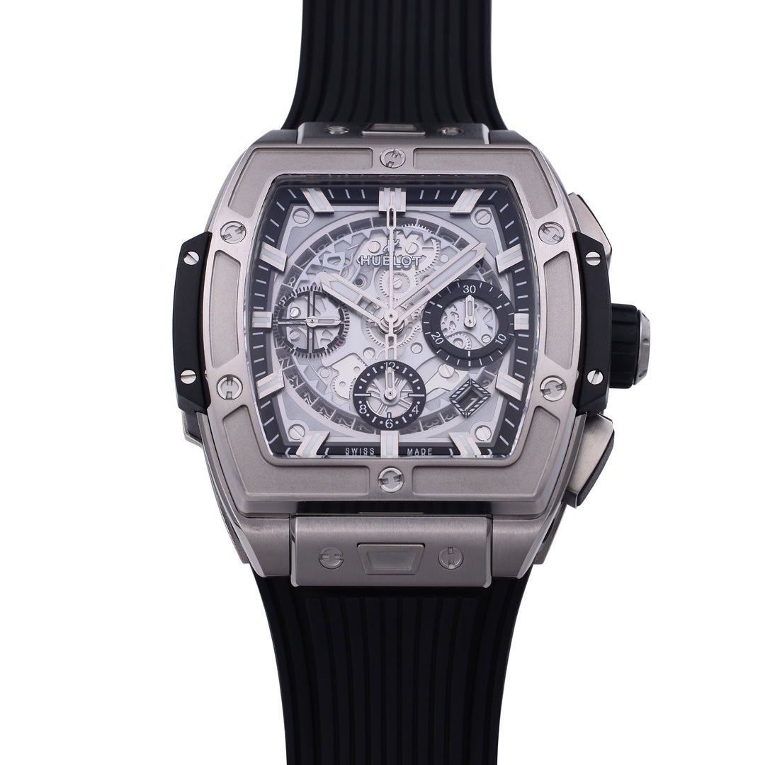 Hublot Big Bang Titanium 642.NX.0170.RX 642NX0170RX 1:1 Best Editon BBF Factory Grey Dial Rubber Strap