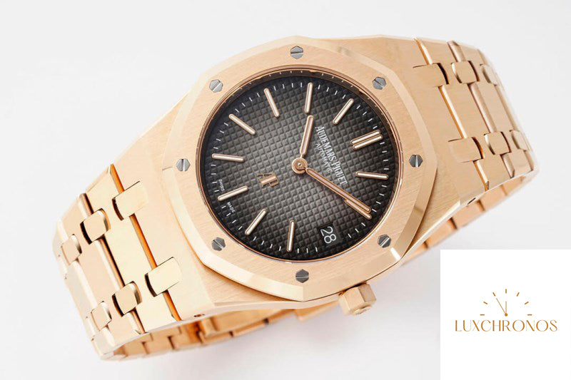 Replica Audemars Piguet Royal Oak 16202OR.OO.1240OR.01 1:1 Best Edition ZF Factory Gray Dial