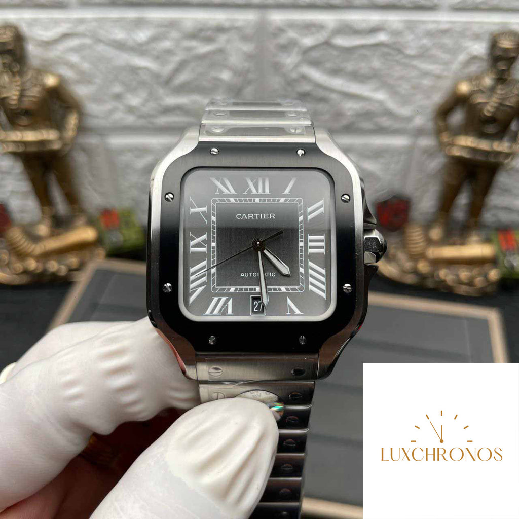 Cartier Santos WSSA0037 1:1 Best Edition BV Factory Included Leather Strap