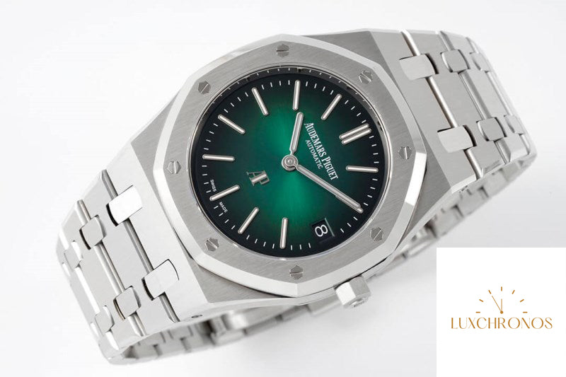 Replica Audemars Piguet Royal Oak 16202PT.OO.1240PT.01 1:1 Best Edition ZF Factory Green Dial