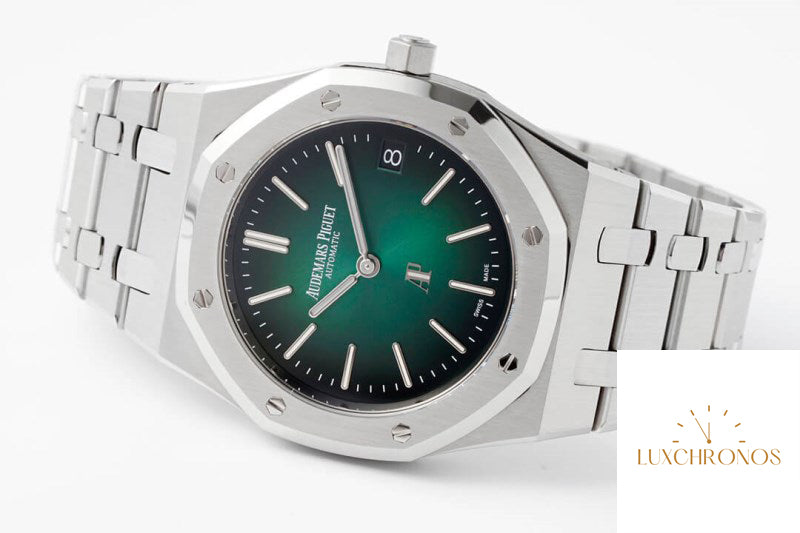 Replica Audemars Piguet Royal Oak 16202PT.OO.1240PT.01 1:1 Best Edition ZF Factory Green Dial
