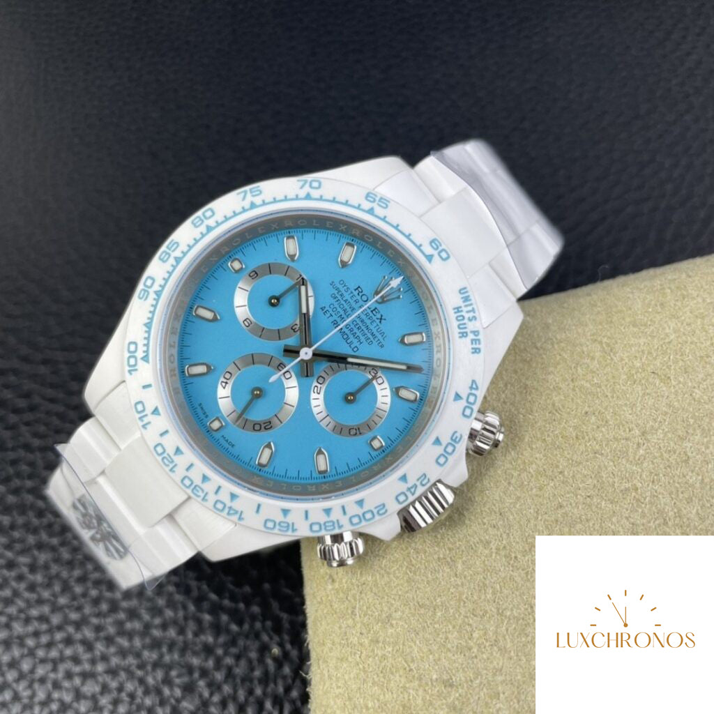Rolex Daytona White Ceramics Tiffany Blue Series
