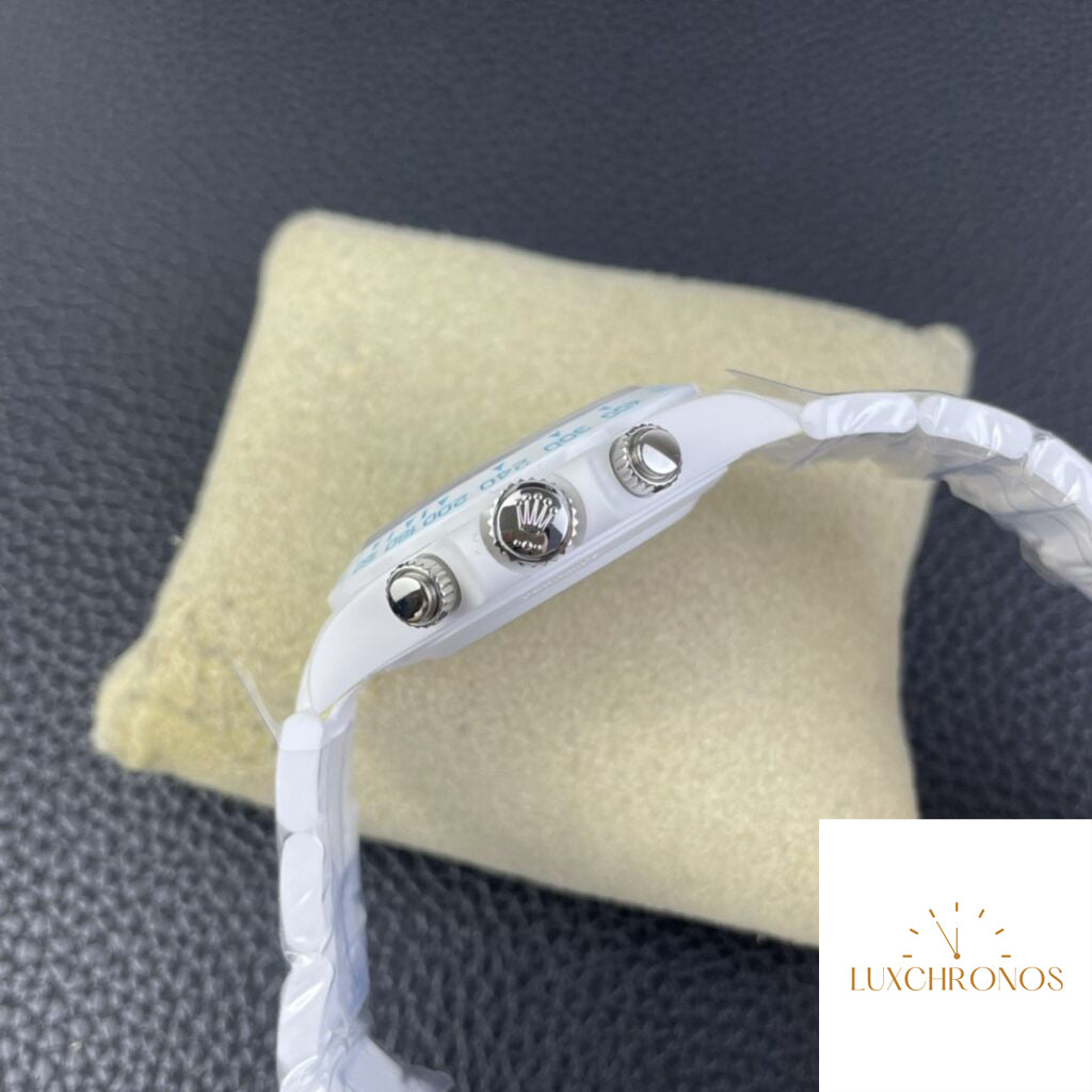 Rolex Daytona White Ceramics Tiffany Blue Series