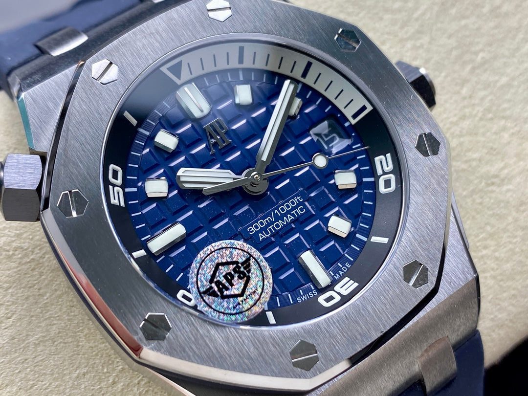 APS Audemars Piguet 15720st is equipped with a new custom all-in-one machine cal.4308 movement 42mm