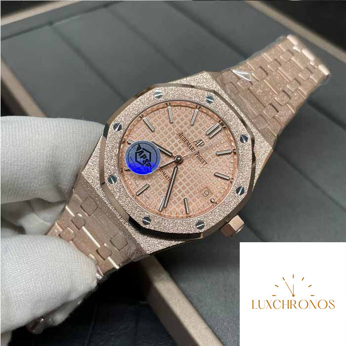 Audemars Piguet 15454OR.GG.1259OR.03 Frost Gold 1:1 best edition APS Factory Rose Gold dial Rose gold