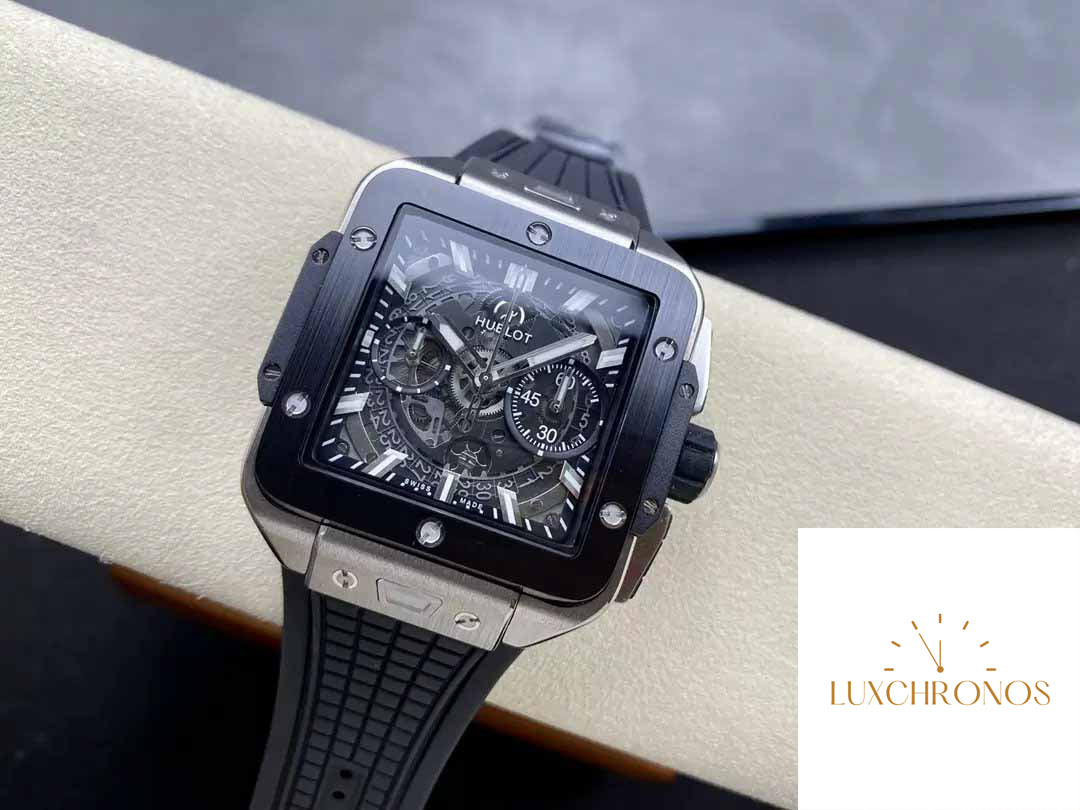 Hublot SQUARE BANG UNICO 821.NM.0170.RX 1:1 Best Edition BBF Factory Black Bezel