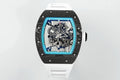RICHARD MILLE RM055 ZF 2024 1:1 Best Edition Carbon Fiber Case turquoise Dial