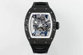 RICHARD MILLE RM055 ZF 2024 1:1 Best Edition Carbon Fiber Case White Dial