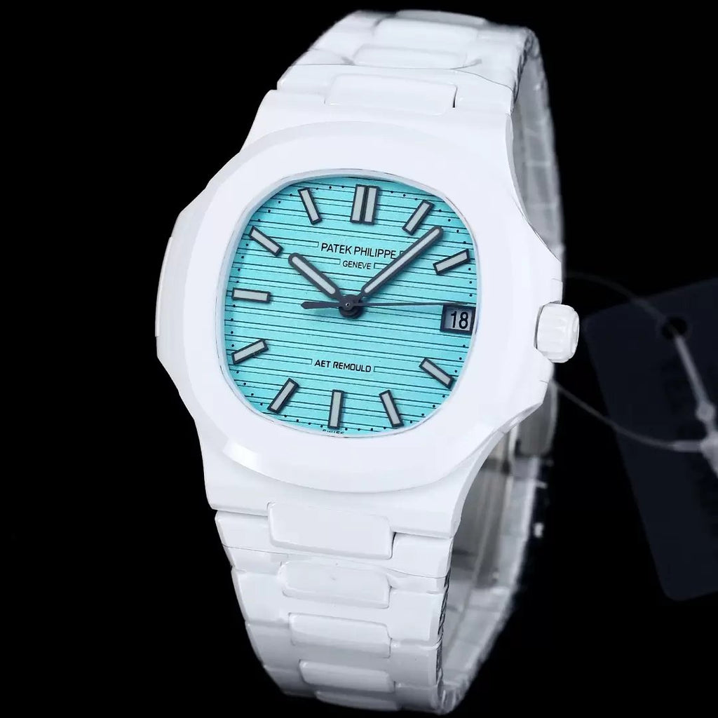 [AET modified] Patek Philippe Nautilus 5711 Ceramic Tiffany Dial 1:1 Best Edition