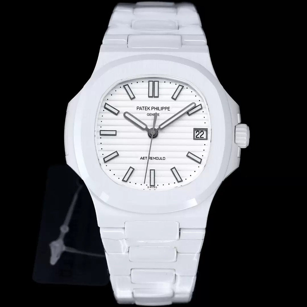 [AET modified] Patek Philippe Nautilus 5711 Ceramic White Dial 1:1 Best Edition
